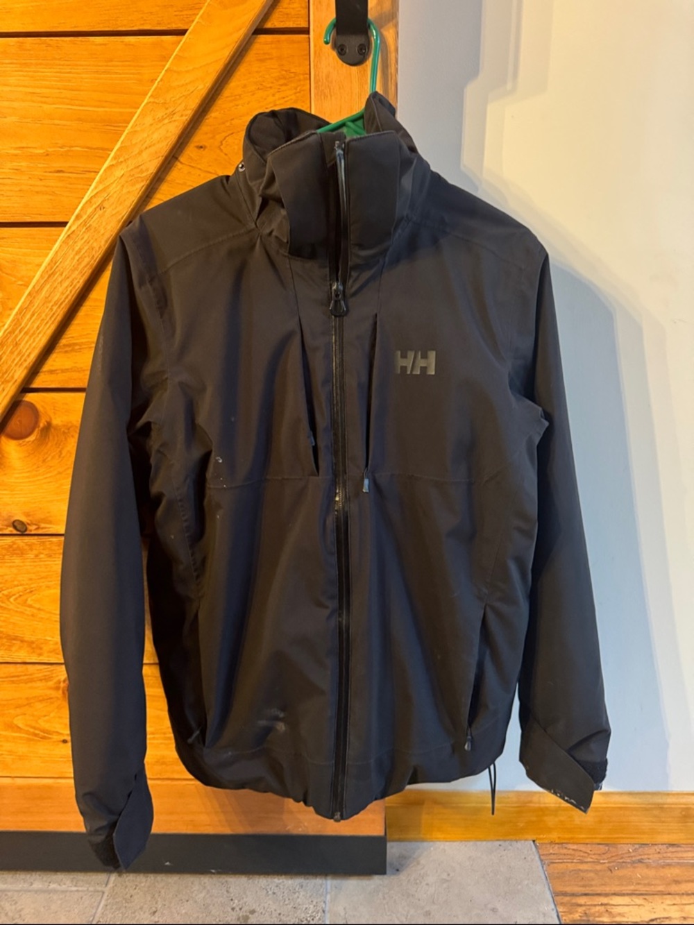 Helly Hansen Black Waterproof Shell Jacket